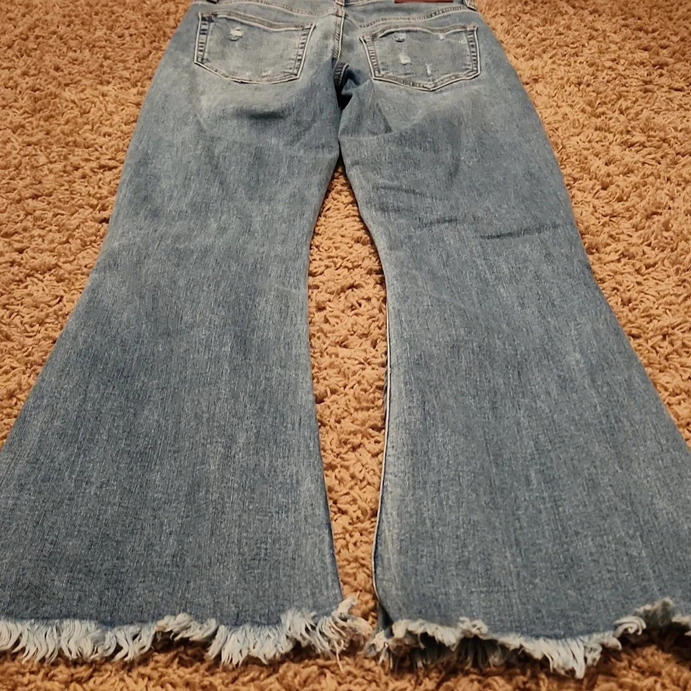 Hidden Distressed Blue Women's Flare Jeans Size 26 - Picture 6 of 10
